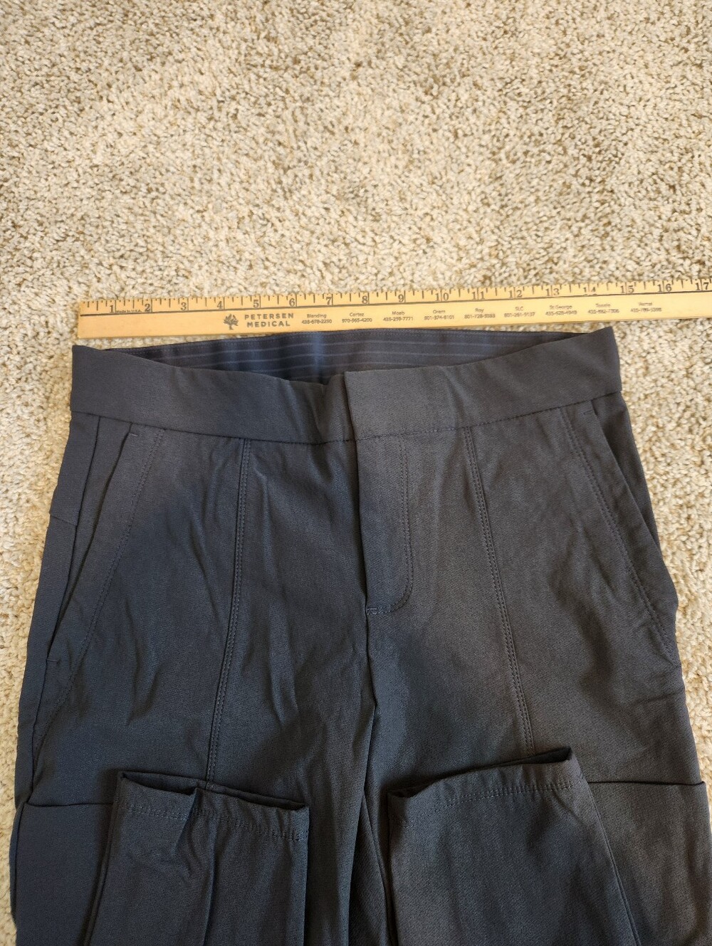 Athleta Wander Stash Skinny Pant Navy Blue Size 2 - Picture 6 of 9